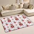 thumbnail image 1 of Dreamtimes Christmas Nutcracker Funny Non-Slip Area Rug 72"x48", Xmas Soldier Soft Non Slip Washable Floor Mats for Indoor Front Porch,Living Room, Bedroom,Kitchen, 1 of 5