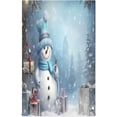 thumbnail image 1 of Dreamtimes Christmas Snowman Kitchen Towels, 18 x 28 Inch Super Soft and Absorbent Dish Cloths for Washing Dishes, 6 PCS Reusable Multi-Purpose Microfiber Hand Towels for Kitchen, 1 of 7