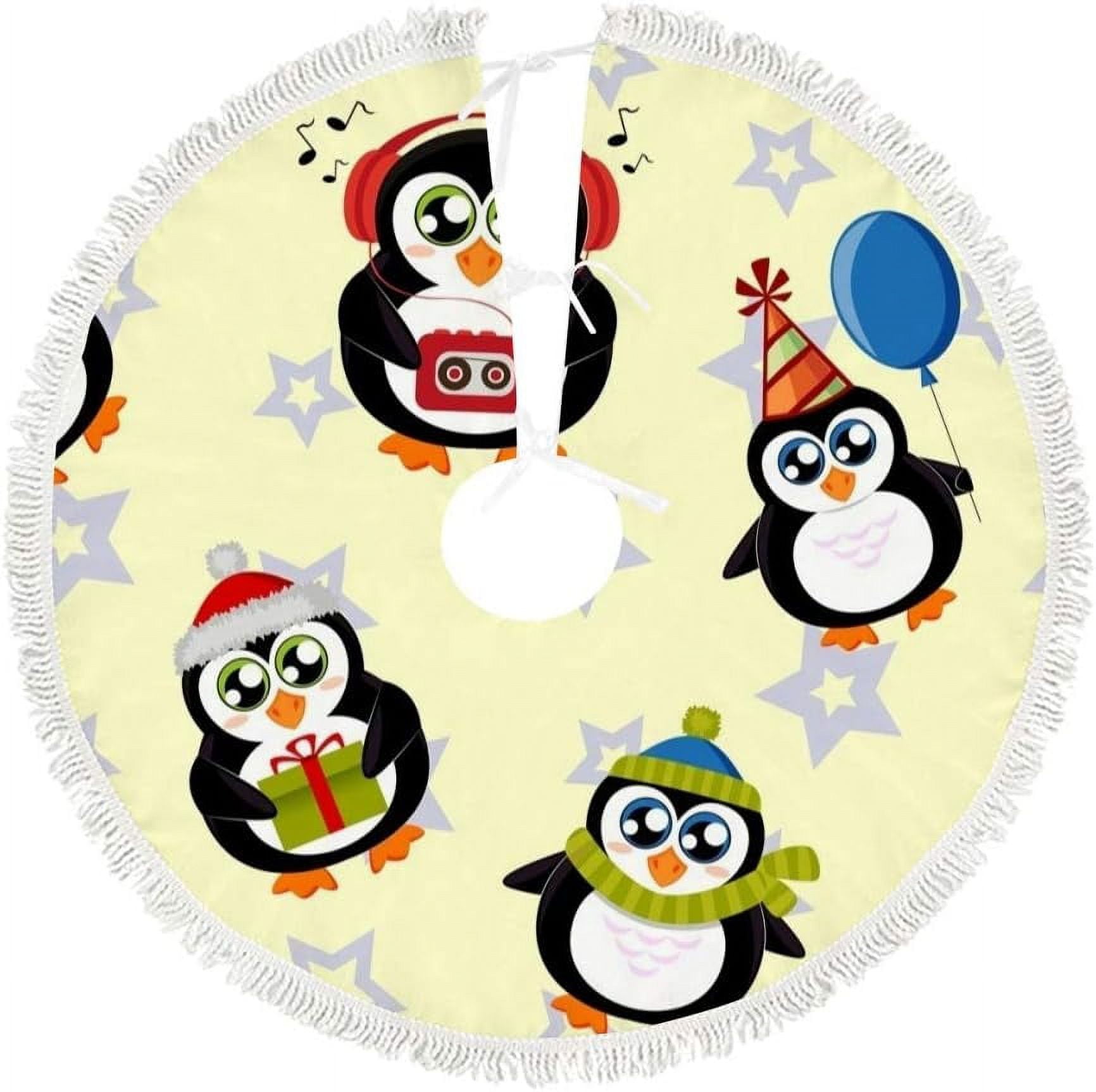 Penguin Christmas Tree Skirt 