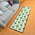 thumbnail image 1 of Dreamtimes Clover Leaves Pattern Hallway Runner Rug 2'x6' Kitchen Rug with Rubber Backing St Patrick Hearts Non Slip Entryway Rug Runner Washable Soft Area Rug for Hallway Bedroom Kitchen Decor, 1 of 6