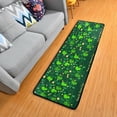 thumbnail image 1 of Dreamtimes Clovers St Patrick's Day Hallway Runner Rug 2'x6' Kitchen Rug with Rubber Backing Golden Coins Non Slip Entryway Rug Runner Washable Soft Area Rug for Hallway Bedroom Kitchen Decor, 1 of 6