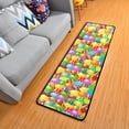 thumbnail image 1 of Dreamtimes Colored Easter Eggs Hallway Runner Rug 2'x6' Kitchen Rug with Rubber Backing Colorful Non Slip Entryway Rug Runner Washable Soft Area Rug for Hallway Bedroom Kitchen Decor, 1 of 6