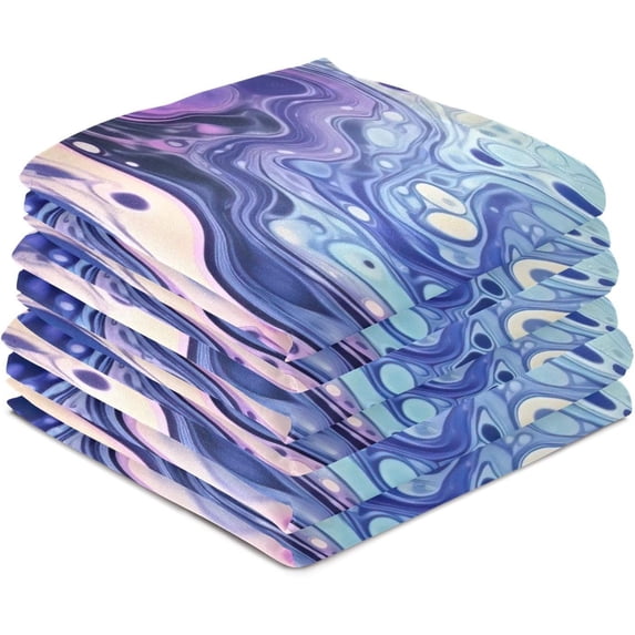 Dreamtimes Colorful Bubbles Kitchen Towels 18x28inch Ultra Soft Absorbent Quick Drying Kitchen Dish Towels Washable Cleaning Cloths Hand Towels Tea and Bar Towels, 6 Pack