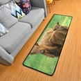 thumbnail image 1 of Dreamtimes Cow and Calf Runner Rug 2'x6' Kitchen Rug Non Slip with Rubber Backing Meadow Flower Washable Soft Area Rug Carpet Entryway Rug Runner for Hallway Bedroom Kitchen Decor, 1 of 6