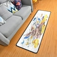 thumbnail image 1 of Dreamtimes Cute Bunny Chickens Hallway Runner Rug 2'x6' Kitchen Rug with Rubber Backing Happy Easter Greeting Non Slip Entryway Rug Runner Washable Soft Area Rug for Hallway Bedroom Kitchen Decor, 1 of 6