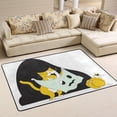 thumbnail image 1 of Dreamtimes Cute Cartoon Cat Mask Non-Slip Area Rug Spider Pumpkin Halloween Floor Carpet Comfort Floor Mats Decor for Indoor Front Porch,Living Room, Bedroom,Kitchen (36x24"), 1 of 7