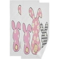thumbnail image 1 of Dreamtimes Cute Easter Bunny Spring Hand Towels 2 PCS, Daisy Flower Kitchen Towel Ultra Soft and Highly Absorbent,Decorative Fingertip Face Towel for Bathroom Hotel, 28.3"x14.4", 1 of 6