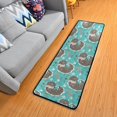 thumbnail image 1 of Dreamtimes Cute Kawaii Axolotl Hallway Runner Rug 2'x6' Kitchen Rug with Rubber Backing Drawing Non Slip Entryway Rug Runner Washable Soft Area Rug for Hallway Bedroom Kitchen Decor, 1 of 6