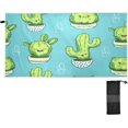thumbnail image 1 of Dreamtimes Cute Kawaii Cactus Beach Towel Lightweight Compact Oversized Travel Towels Super Absorbent Quick Dry Towel for Swimming Camping Holiday, 1 of 7