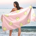 thumbnail image 1 of Dreamtimes Cute Little Chicken Beach Towel Quick Dry Absorbent Bath Towels Sandproof Lightweight Towel for Gym Yoga Sports Swimming- 30x60in, 1 of 7