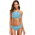 thumbnail image 1 of Dreamtimes Cute Little Panda Bear Swimsuits Padded Bikini Sets Sexy Swimwear for Women, Small, 1 of 7