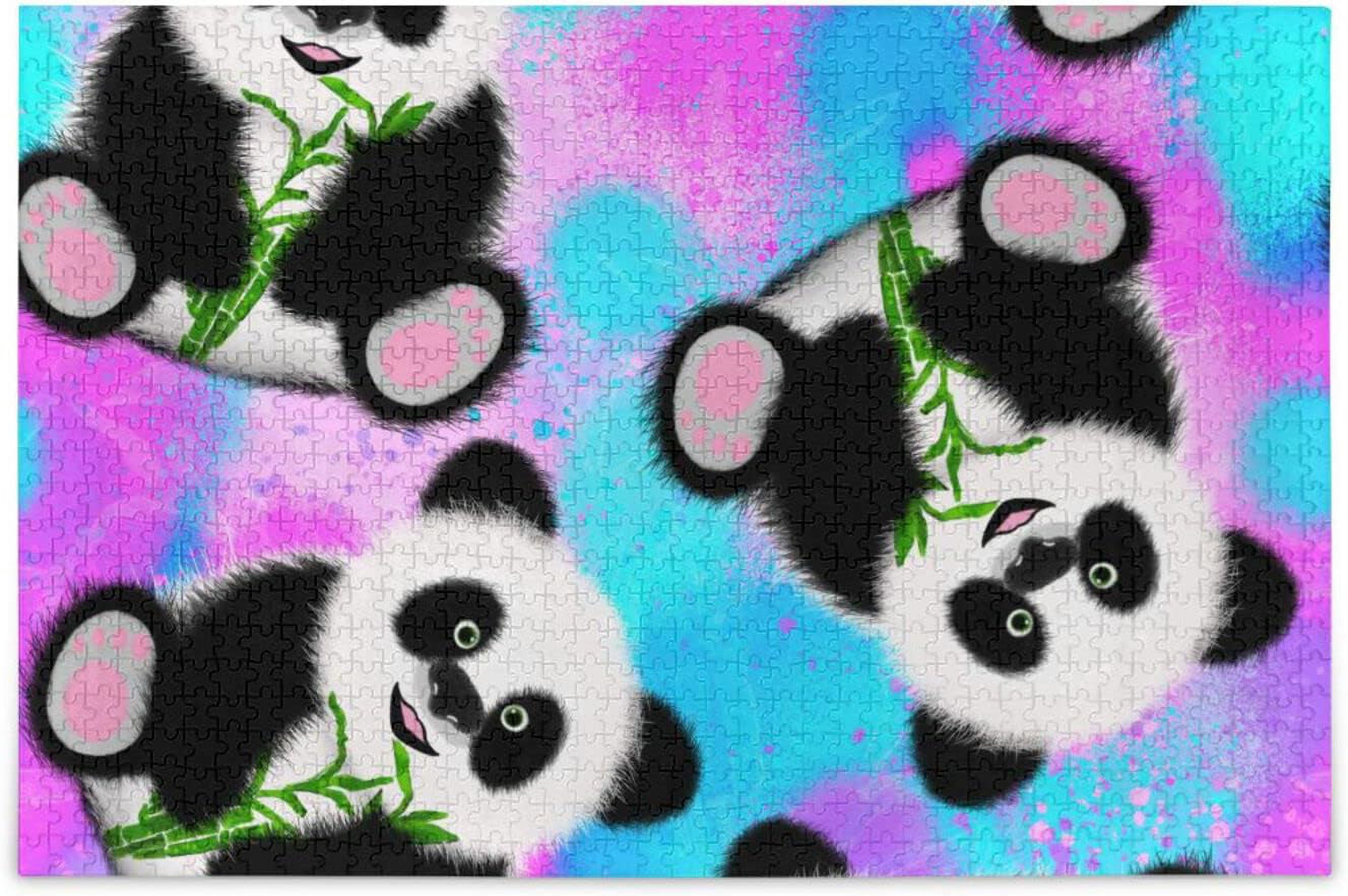 Dreamtimes Cute Panda Wooden Jigsaw Puzzles Intellectual Entertainment ...