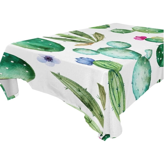 Dreamtimes Cute Print Tablecloth, Waterproof Washable Polyester Square Table Cover, Durable Tablecloth for Kitchen Dining Table Party Decor,54"X 54"
