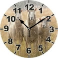 thumbnail image 1 of Dreamtimes Cute Sheeps Round Wall Clock, Battery Operated Silent Non Ticking Desk Clock for Home Bedroom Kitchen Office School Decor Wall Clock 10 Inch, 1 of 6