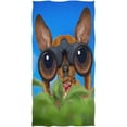 thumbnail image 1 of Dreamtimes Dachshund Dog Binoculars Glasses Blue Sky Soft Bath Towel Absorbent Hand Towels Multipurpose for Bathroom Hotel Gym and Spa 30"x15", 1 of 3