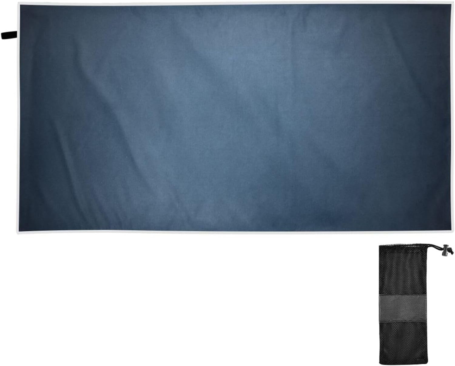 Round Beach Towel Deep Blue main image 0