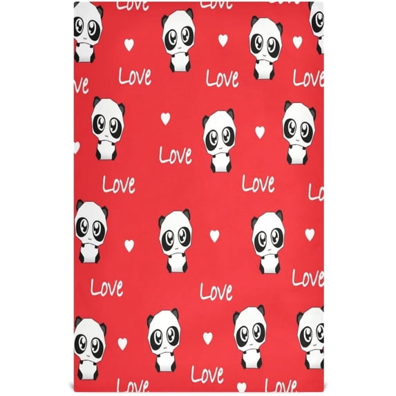 Dreamtimes Dishcloth, Kitchen Towel, Kitchen Gifts for Restaurant, Kitchen, Party, Love Panda