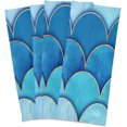 thumbnail image 1 of Dreamtimes Dishcloth, Kitchen Towel, Kitchen Gifts for Restaurant, Kitchen, Party, Mermaid Fish Scale Wave, 1 of 7