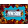 thumbnail image 1 of Dreamtimes Doormat Welcome Sign with Colorful Fall Leaves Lightweight Non Slip Indoor Outdoor Entryway Rugs Floor Mat for Bathroom Kitchen Entrance 31x20in, 1 of 6