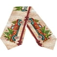 thumbnail image 1 of Dreamtimes Double Sided Christmas Truck Long Polyester Table Runner 13 x 70 Inches Christmas Tree Table Cloth Cover Placemats for Kitchen Dinning Living Holiday Wedding Party Decor, 1 of 7