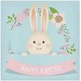 thumbnail image 1 of Dreamtimes Easter Bunny Cloth Napkins Set of 4, Oversized Washable Reusable Polyester Dinner Table Napkins for Family, Restaurant, Party Decor, 20 x 20 Inch, 1 of 7