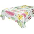 thumbnail image 1 of Dreamtimes Easter Bunny Eggs Tablecloth, Waterproof Washable Polyester Square Table Cover, Durable Tablecloth for Kitchen Dining Table Party Decor,60"X 60", 1 of 7