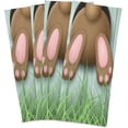 thumbnail image 1 of Dreamtimes Easter Bunny Tail Kitchen Dish Towel 4 Pack, Soft Absorbent Dishcloths Reusable Hand Towel Washable Tea Towels for Home Kitchen Bar Table Decor, 28 x 18 Inch, 1 of 7