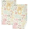 thumbnail image 1 of Dreamtimes Easter Cotton Hand Towel Super Soft and High Absorbent Bath Towel Fast Drying Hand Towel for Home Bathroom Gym Hotel Yoga (2 Pack),16 x 28 inch, 1 of 7
