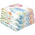 thumbnail image 1 of Dreamtimes Easter Egg Kitchen Dish Towel 6 Pack, Soft Absorbent Dishcloths Reusable Hand Towel Washable Tea Towels for Home Kitchen Bar Table Decor, 28 x 18 Inch, 1 of 7