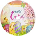 thumbnail image 1 of Dreamtimes Easter Eggs Christmas Tree Skirt 36", Easter Tree Skirt Double Layers Polyester Easter Tree Skirt for Easter Holiday Party Decoration, 1 of 6