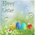 thumbnail image 1 of Dreamtimes Easter Eggs Cloth Napkins Set of 1, Oversized Washable Reusable Polyester Dinner Table Napkins for Family, Restaurant, Party Decor, 20 x 20 Inch, 1 of 7