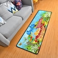 thumbnail image 1 of Dreamtimes Easter Eggs Hunt Hallway Runner Rug 2'x6' Kitchen Rug with Rubber Backing Chickens Basket Non Slip Entryway Rug Runner Washable Soft Area Rug for Hallway Bedroom Kitchen Decor, 1 of 6
