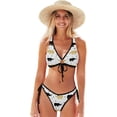 thumbnail image 1 of Dreamtimes Elephant Geometric Two Piece Swimsuits Bathing Suit Triangle Bikini Set, XX-Large, 1 of 7