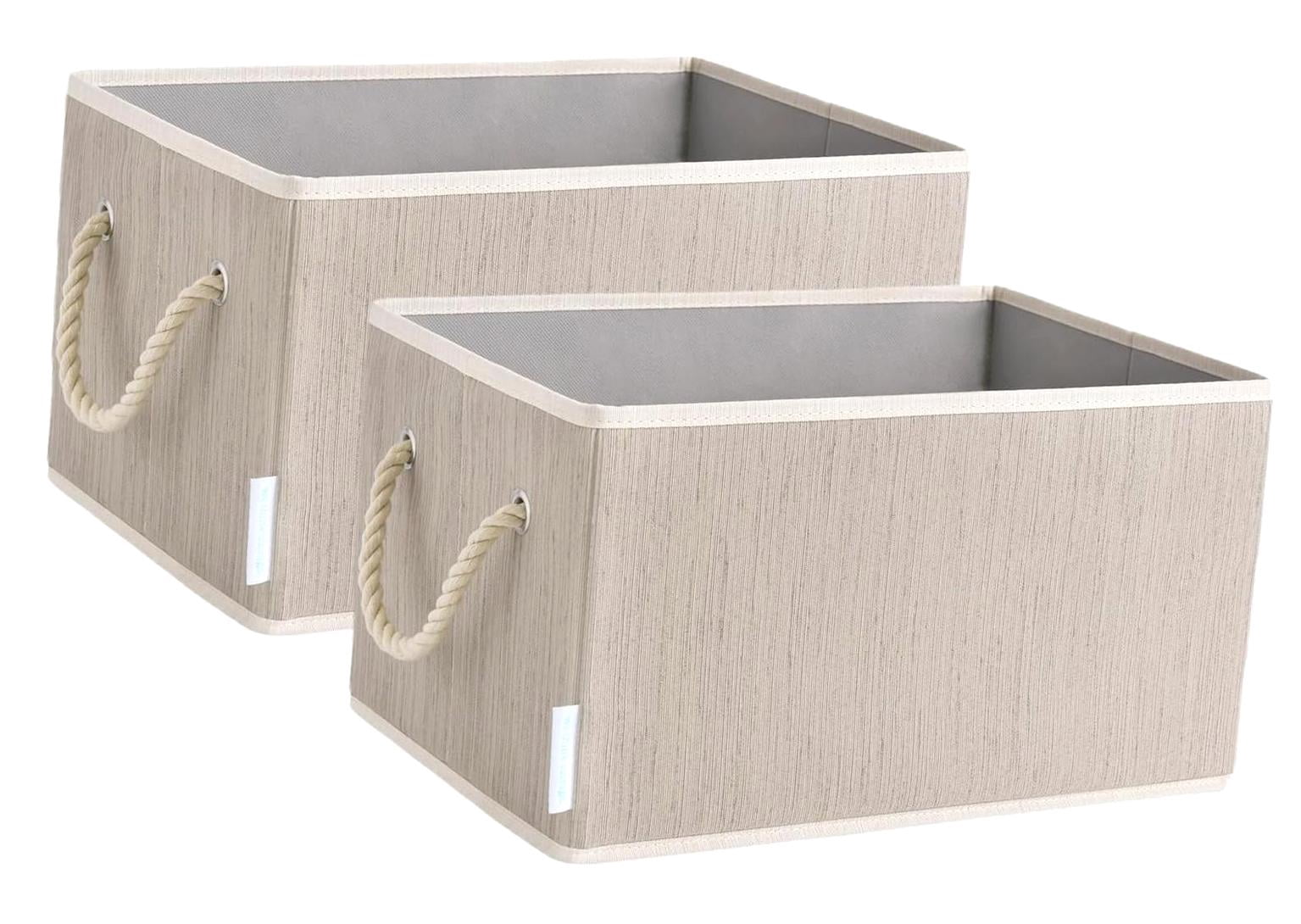 Dreamtimes Fabric Storage Bins for Shelves 2 Pack, 16.3