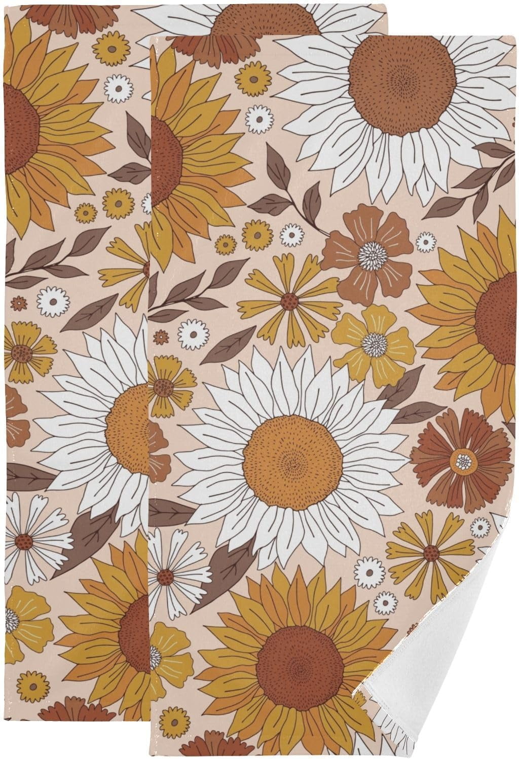 Dreamtimes Fall Floral Hand Towels 2pc