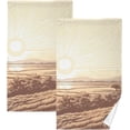 thumbnail image 1 of Dreamtimes Farmer in Field Hand Towels, 2 PCS Pack 16 x 28 Inches Extra Absorbent Pure Cotton Towels, Super Soft Hand Towel for Bathroom, Hotel, Kitchen, Gym, 1 of 7