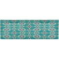 thumbnail image 1 of Dreamtimes Flower Retro Art Ethnic Tiles Valance Curtains for Kitchen or Bathroom, 54x18in Valances Window Treatment Rod Pocket Drape Light Filtering Living Room Bedroom Decor, 1 of 6