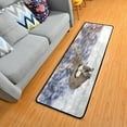 thumbnail image 1 of Dreamtimes Funny Deer Ass Hallway Runner Rug 2'x6' Kitchen Rug with Rubber Backing Winter Snow Nature Landscape Non Slip Entryway Rug Runner Washable Soft Area Rug for Hallway Bedroom Kitchen Decor, 1 of 6