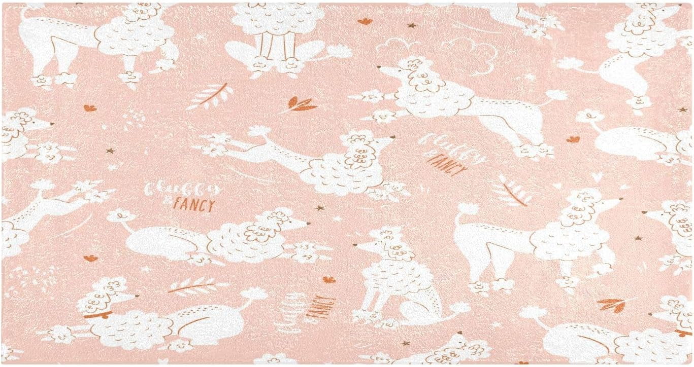 Dreamtimes Funny Dogs Carpet, 39 x 20 inches Plush Bathroom Rug