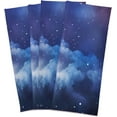 thumbnail image 1 of Dreamtimes Galaxy Sky Kitchen Towel, Dish Towels Quick Drying Tea Towels Absorbent Hand Towels for Kitchen Sink Dinner Table 28 x 18 Inches, Set of 4, 1 of 7