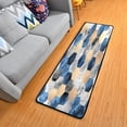 thumbnail image 1 of Dreamtimes Gold Foil Geometric Pattern Hallway Runner Rug 2'x6' Kitchen Rug with Rubber Backing Gray Marble Non Slip Entryway Rug Runner Washable Soft Area Rug for Hallway Bedroom Kitchen Decor, 1 of 6
