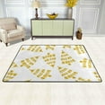 thumbnail image 1 of Dreamtimes Golden Christmas Tree Non-Slip Area Rug Cute Tree Pattern Floor Carpet Comfort Floor Mats Decor for Indoor Front Porch,Living Room, Bedroom,Kitchen, 36"x24", 1 of 5