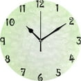 thumbnail image 1 of Dreamtimes Green Wall Clock,Silent Non Ticking 10 Inch Battery Operated Round Wall Clocks for Kitchen,Home,Bedrooms,Office Decor, 1 of 6