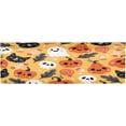 thumbnail image 1 of Dreamtimes Halloween Cartoon Pattern Valance Curtains for Kitchen or Bathroom, 54x18in Valances Window Treatment Rod Pocket Drape Light Filtering Living Room Bedroom Decor, 1 of 6