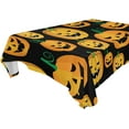thumbnail image 1 of Dreamtimes Halloween Pumpkin Tablecloth, Waterproof Washable Polyester Square Table Cover, Durable Tablecloth for Kitchen Dining Table Party Decor,54"X 54", 1 of 7