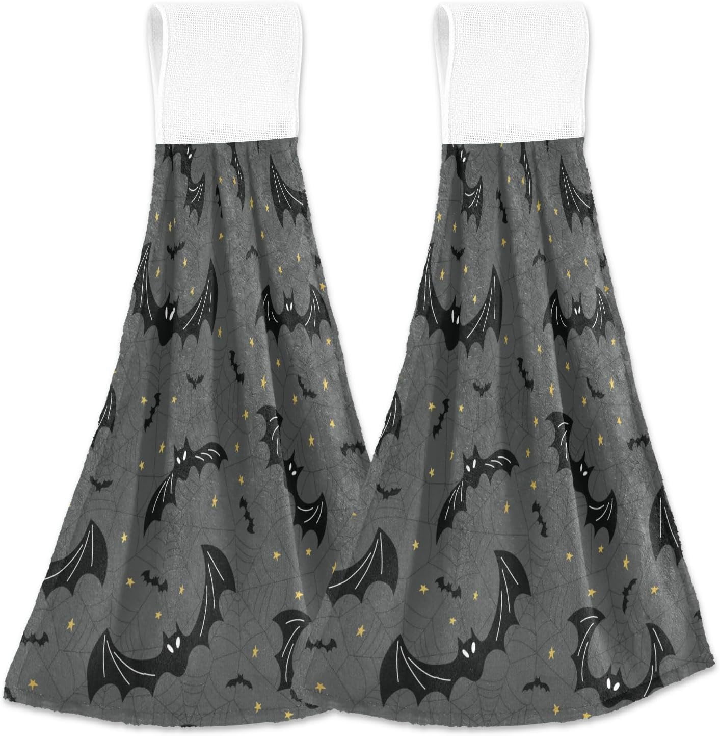 Black hand towel with loop sale