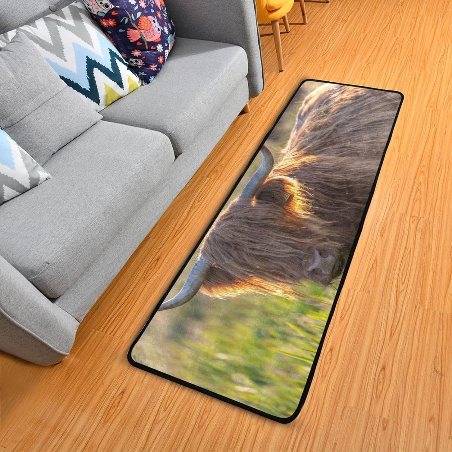 Highland Cow Runner Rug GFTOMA7047 main image 0