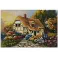 thumbnail image 1 of Dreamtimes House Oil Painting Jigsaw Puzzles 1000 Piece for Adults Large Puzzle Game Challenging Family Puzzle Game for Adults Teens 29.5" x 19.7", 1 of 7