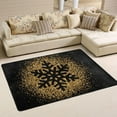thumbnail image 1 of Dreamtimes Huge Golden Snowflake Non-Slip Area Rug 36"x24", Merry Christmas Floor Carpet Comfort Floor Mats Decor for Indoor Front Porch,Living Room, Bedroom,Kitchen, 1 of 7