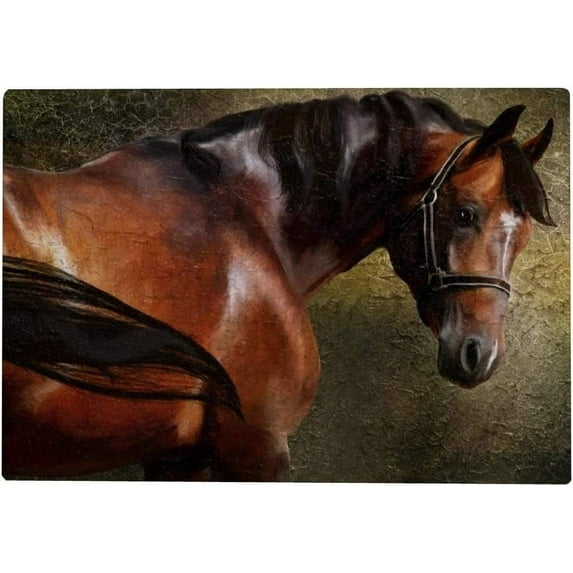 Dreamtimes Jigsaw Puzzles Artwork Gift for Adults Teens Horse Classical Portrait Wooden Puzzle Games, 500 Pieces